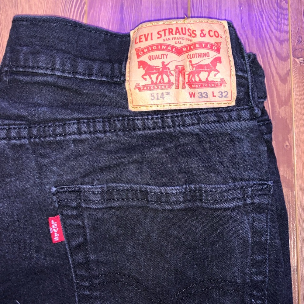 🦋3 for $20🦋 Vintage Levi’s Black 514 Jeans- W33 L32
